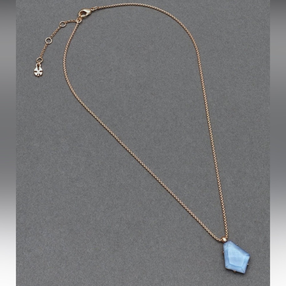🆕 Lucky Brand Set Stone Pendant Necklace - Picture 5 of 7